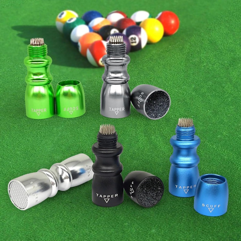 3in1 Pool Cue Tip Shaper Scuffer And Aerator Tool Pack