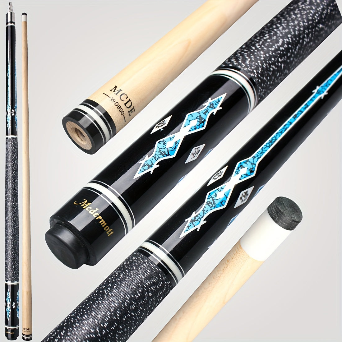 McDermott Z2 Series Pool Cue Low Deflection 2 Part