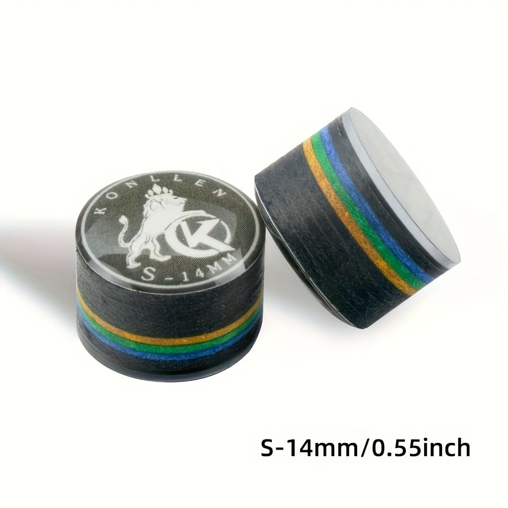 KONLLEN Pool Cue Tip 9 Layer Pigskin Billiards Tip