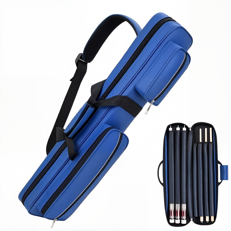 Oxford Soft Paddle Pool Cue Case And Ping Pong Cue Bag With Large Front Pockets