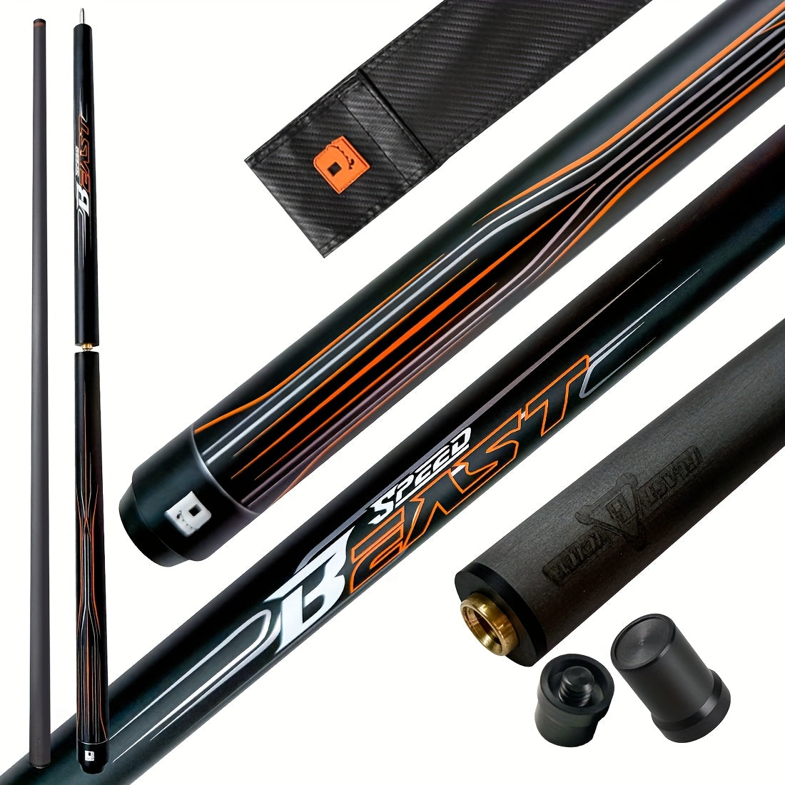 Little Monster Beast Carbon Fiber Break Jump Cue Pool Stick