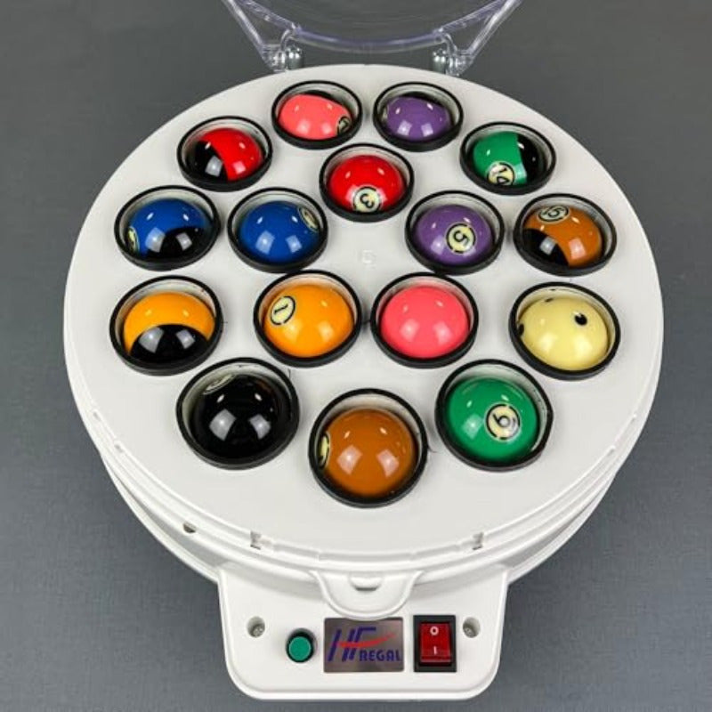 Billiard Ball Cleaning Machine With Wool Ring Attachment