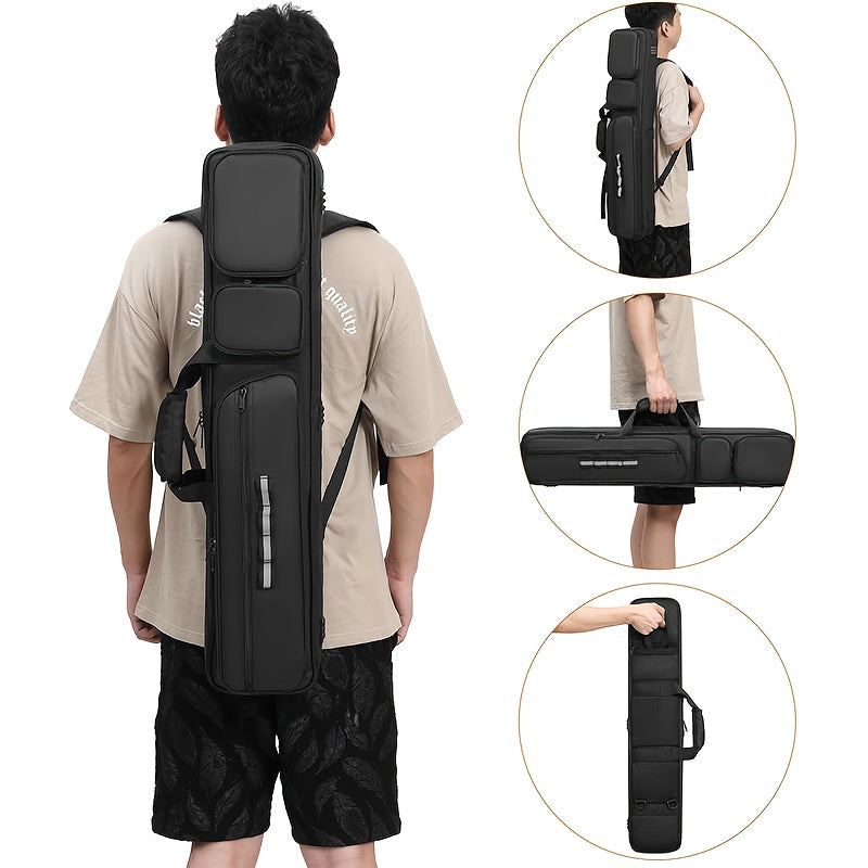 FANNOS Pool Cue Case 4x4 With Hidden Backpack Strap