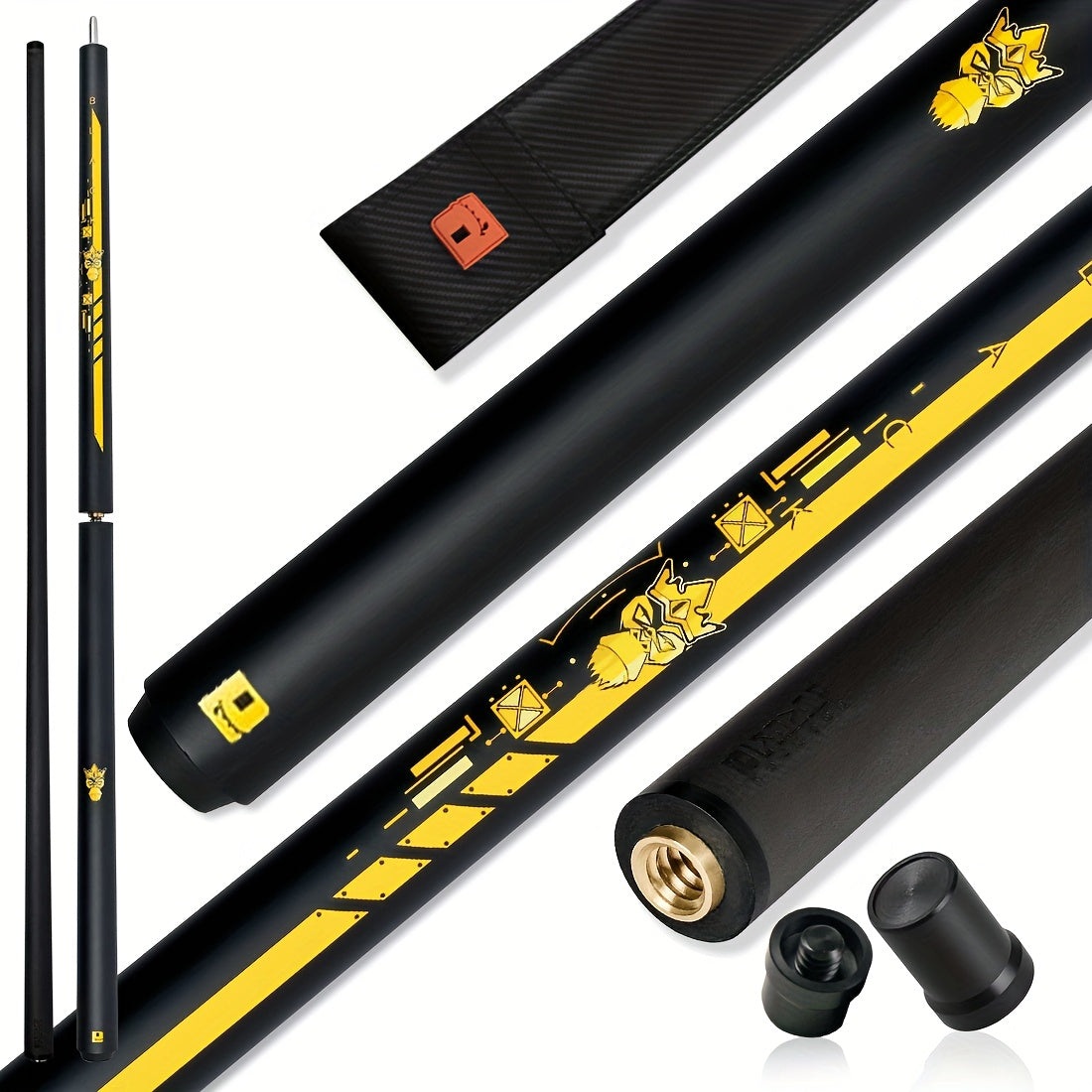 Little Monster Carbon Fiber Break Jump Cue 3pcs Low Deflection