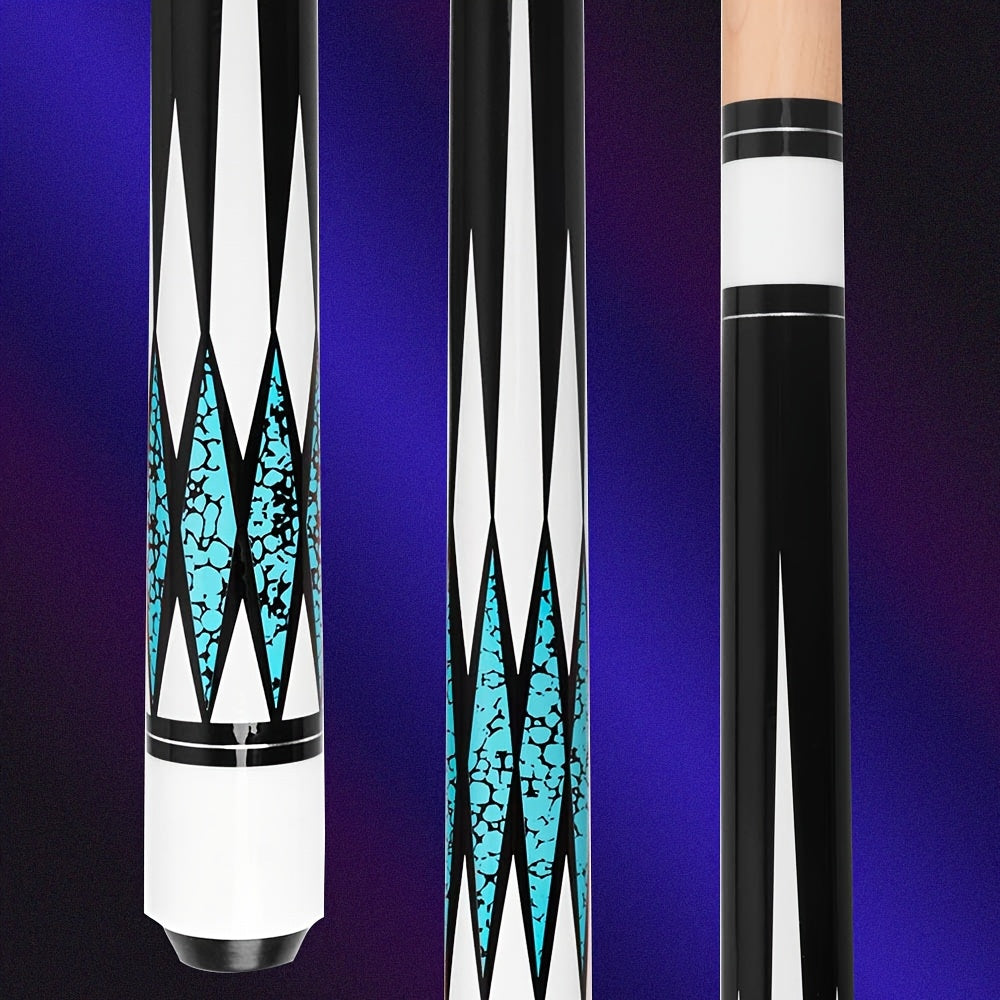 SEARVGRH Maple Pool Cue Diamond Pattern Billiard Cue