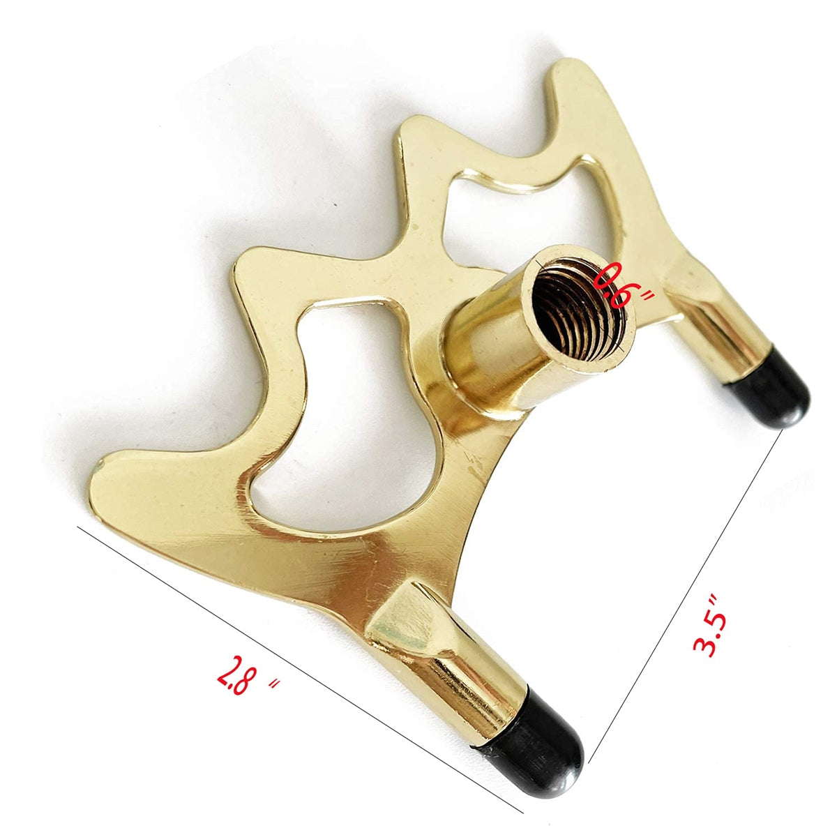 Retractable Billiards Pool Cue Bridge With Brass Head