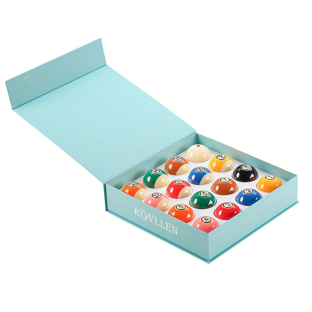 KONLLEN Phenolic Resin Billiard Balls Set Tournament Pool Balls