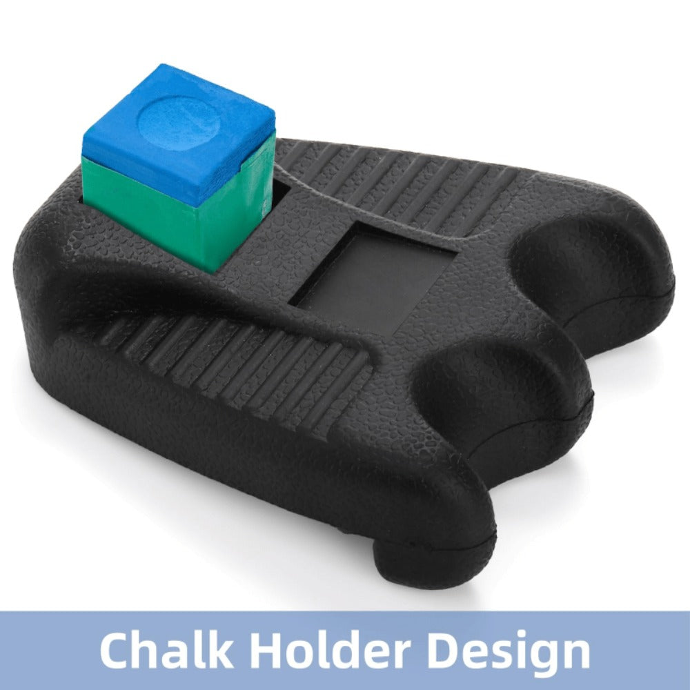 Durable Plastic Ergonomic Portable Pool Cue Rack With Chalk Holder