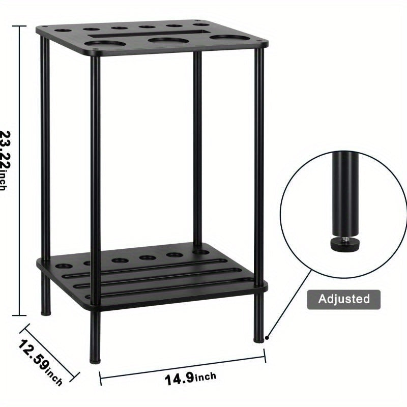 Wooden Billiard Cue Rack Holds 6 Cues And 18 Balls