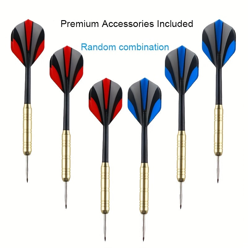 18 Inch Brazilian High Quality Hemp Dart Board With 6 Piece Dart Set, Indoor Professional Round Mesh Premium Sisal Dart Board For Training And Competition