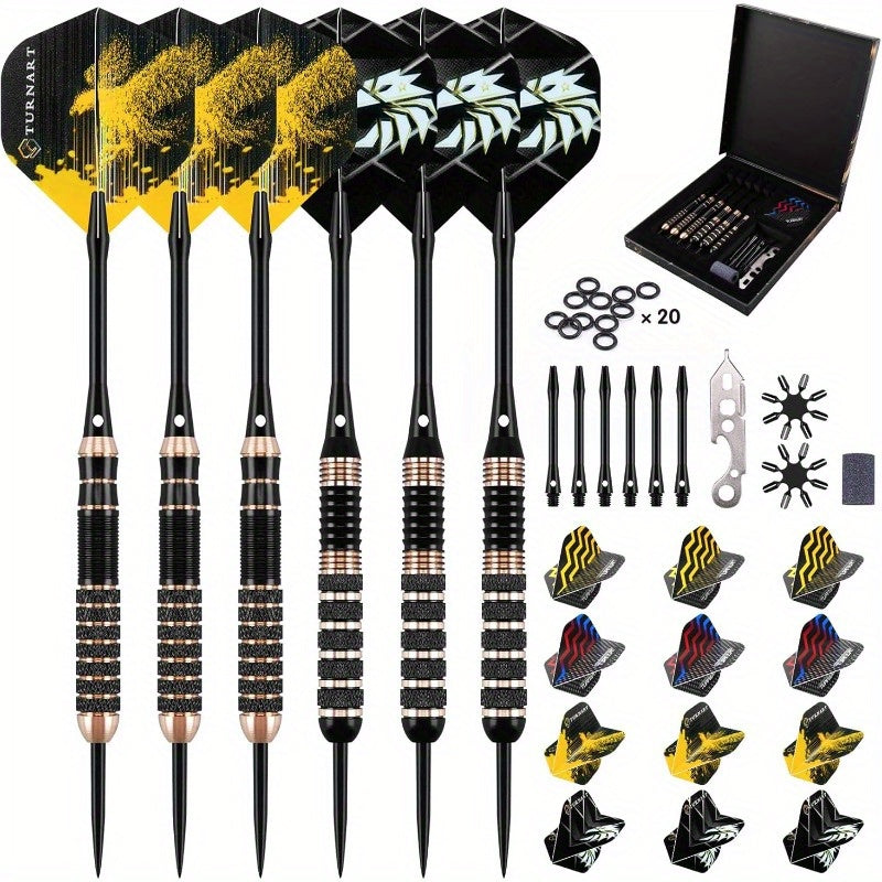 Professional Metal Tip Darts Set With Aluminum Shafts And Flights