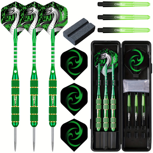 Cyeelife Professional Dart Set With Storage Box 3 Darts