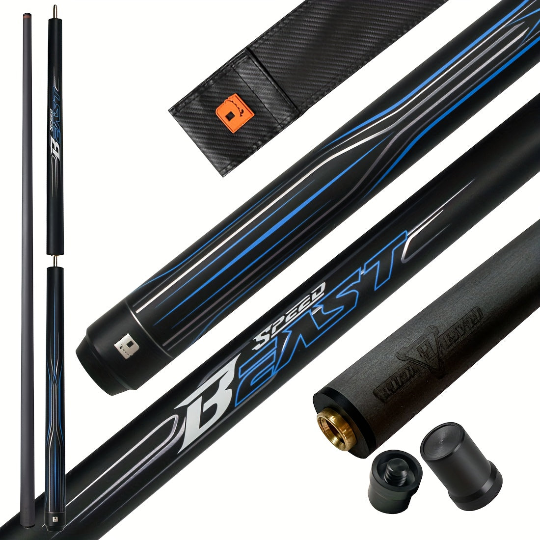 Little Monster Beast Carbon Fiber Break Jump Cue Pool Stick