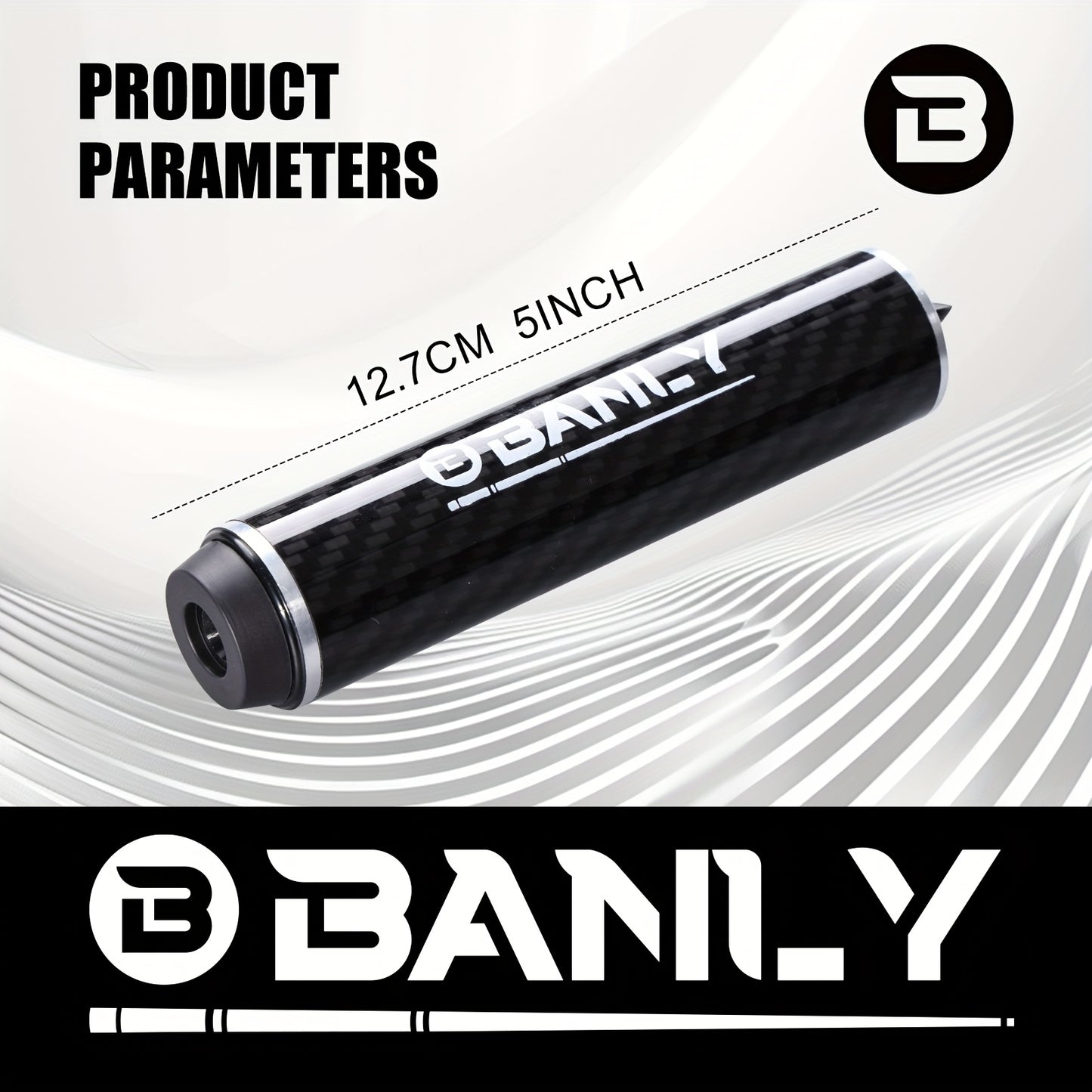 Banly Adjustable Cue Extension With Carbon Fiber Bumpers For Billiards