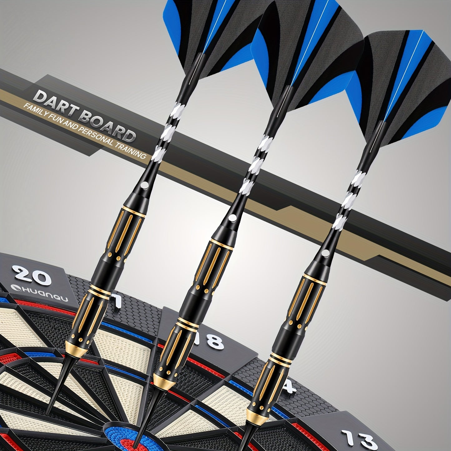 Set Of 3 Copper Soft Tip Darts For Electronic Dartboard Games