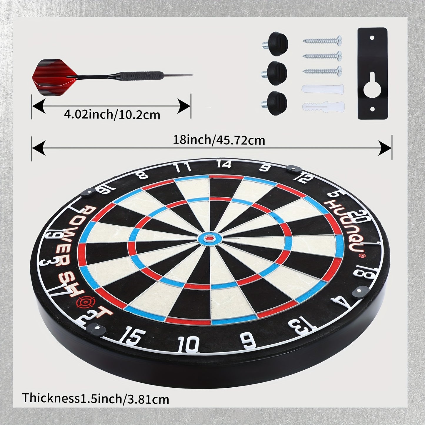 Heavy Duty Hemp Target Set With Dartboard And Darts