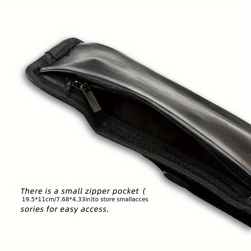 Konllen Two Hole Pool Cue Bag Waterproof With Adjustable Strap