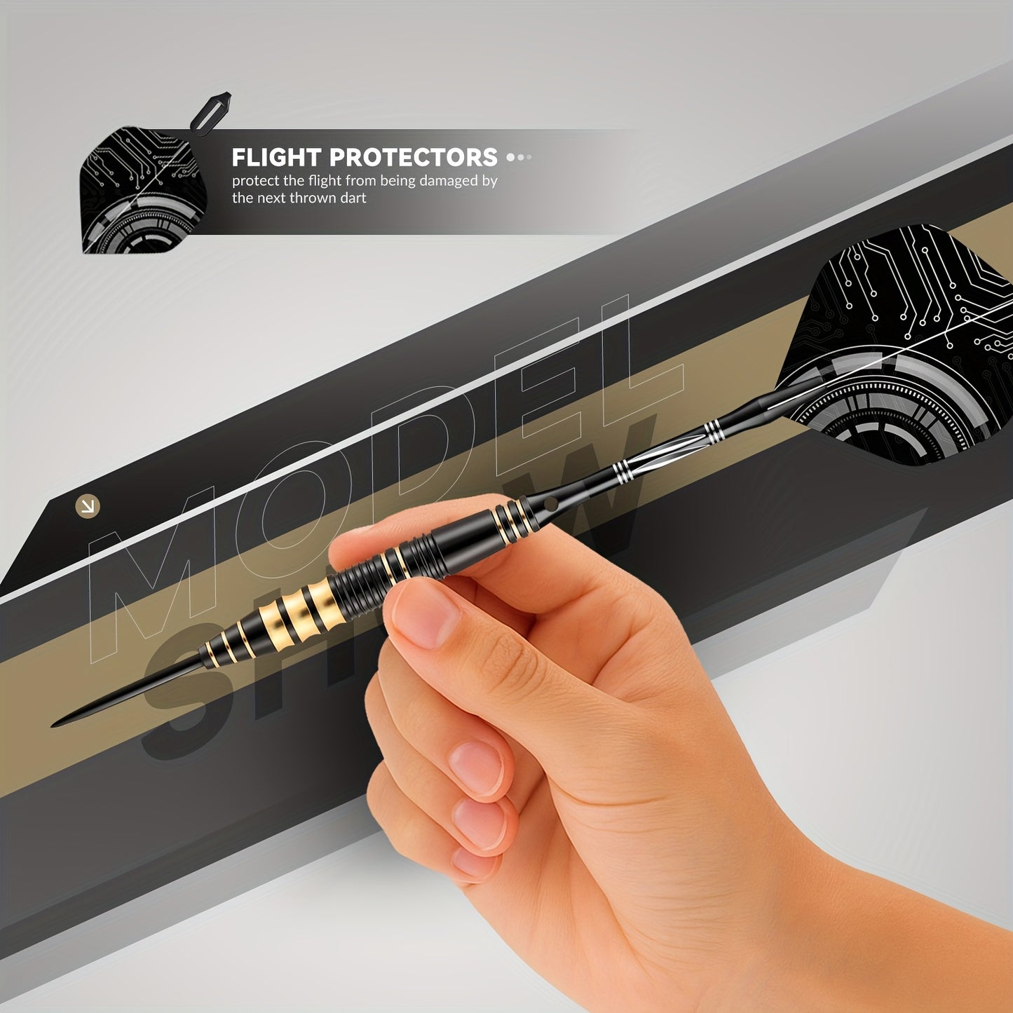 Premium Darts Set With High Strength Tips Carrying Case