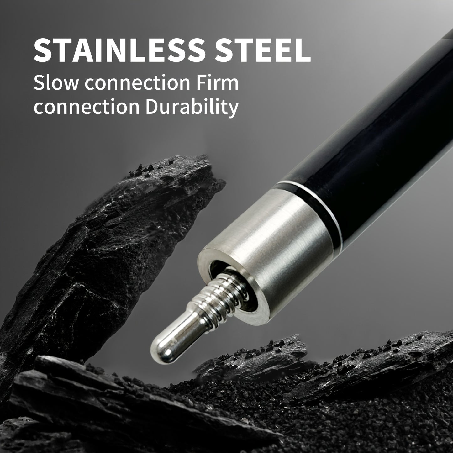 Carbon Fiber Pool Cue Low Deflection With Quick Release Connection