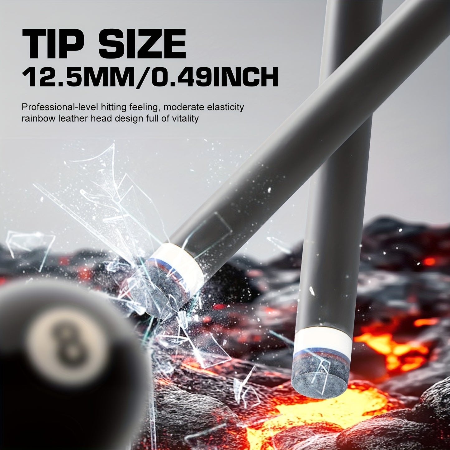YFEN Carbon Fiber Pool Cue Pro Low Deflection Shaft