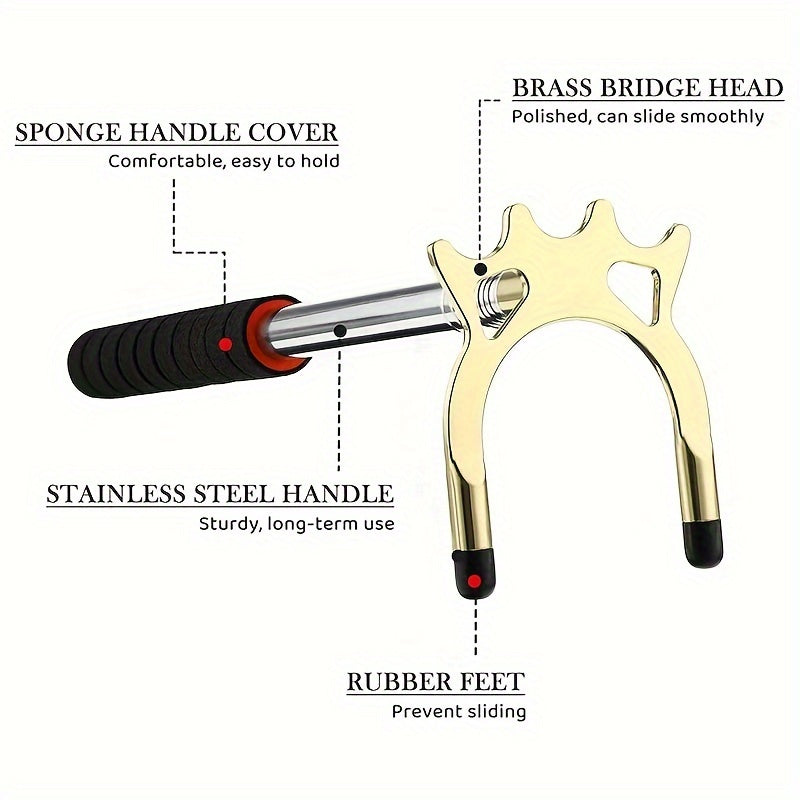 Expandable Adjustable Billiard Bridge Pool Cue With Replaceable Heads