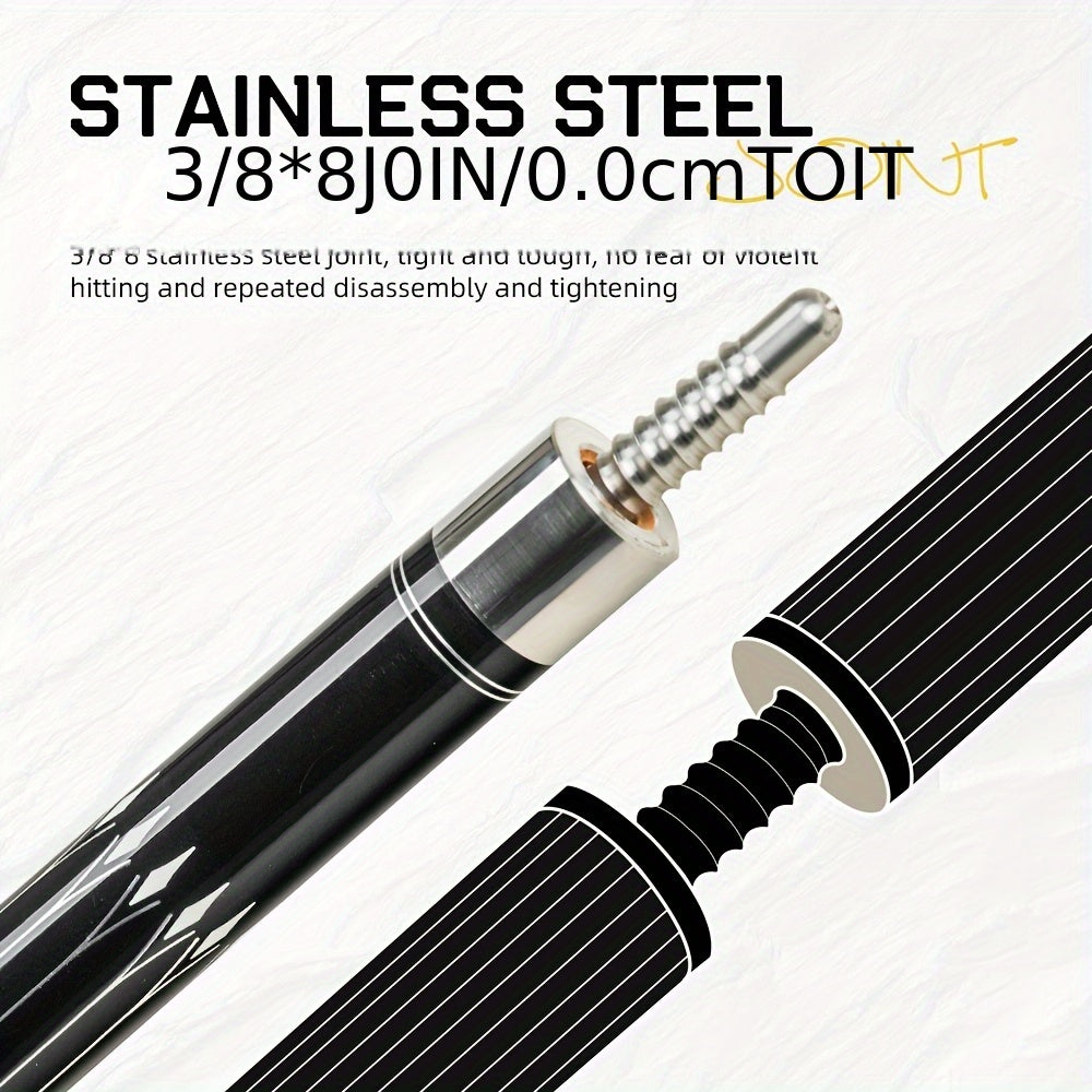 KONLLEN Pro Pool Cue Maple Shaft And Carbon Fiber Tube