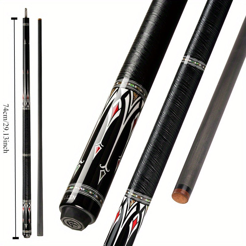 KONLLEN Carbon Fiber Pool Cue Low Deflection For Adults