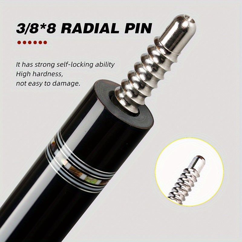 KONLLEN Carbon Fiber Pool Cue Low Deflection For Adults
