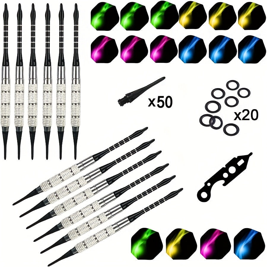 Dart Accessories Set Replacement Tips Flights Wrenches For Electronic Darts