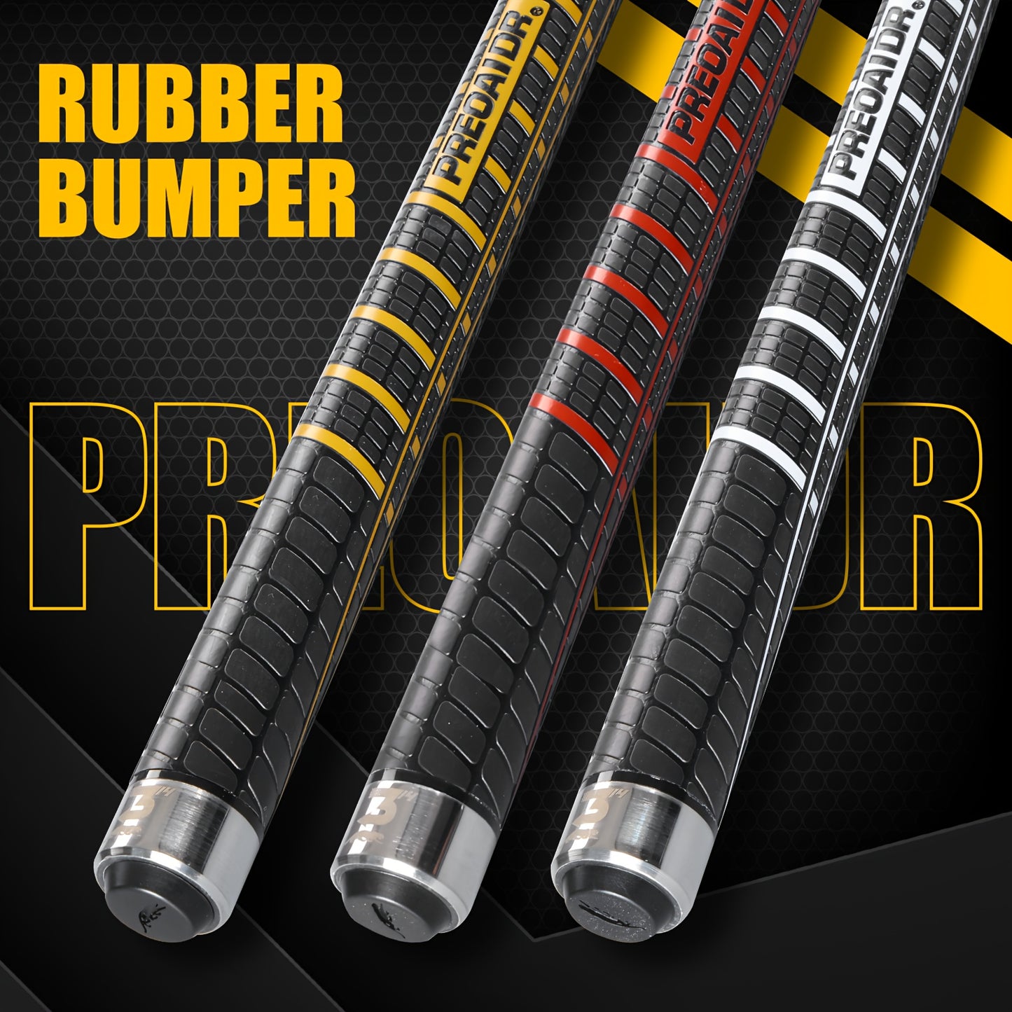 PREDAIDR SII Series Carbon Fiber Pool Cue Low Deflection