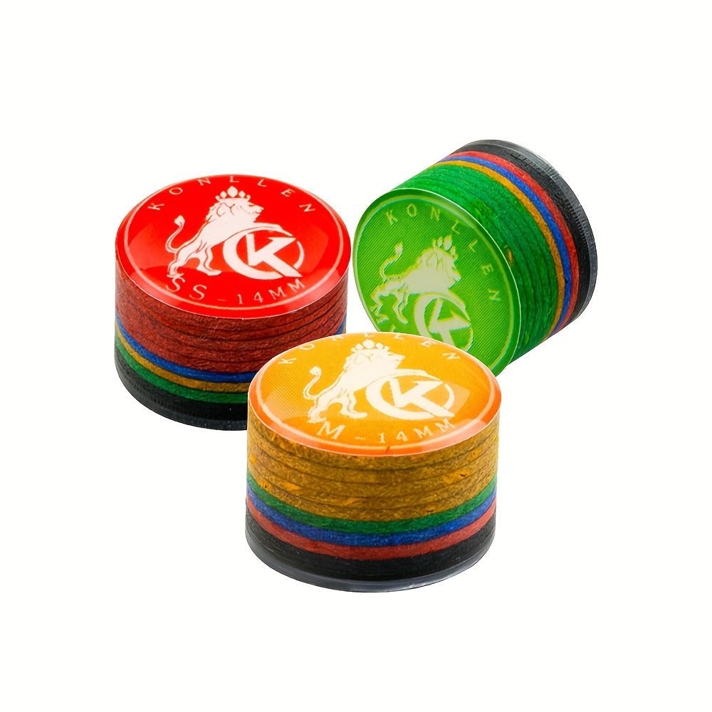 KONLLEN 9 Layer Pigskin Billiards Cue Tip Hardness Levels