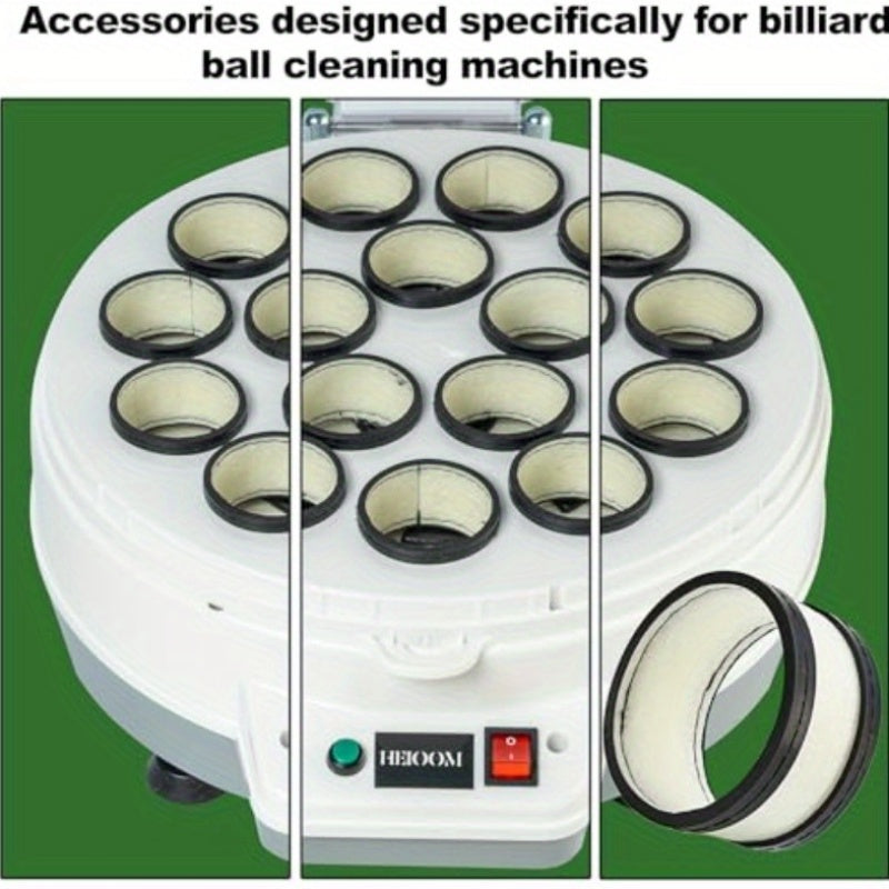 Billiard Ball Cleaning Kit With Wool Rings And Felt Pad
