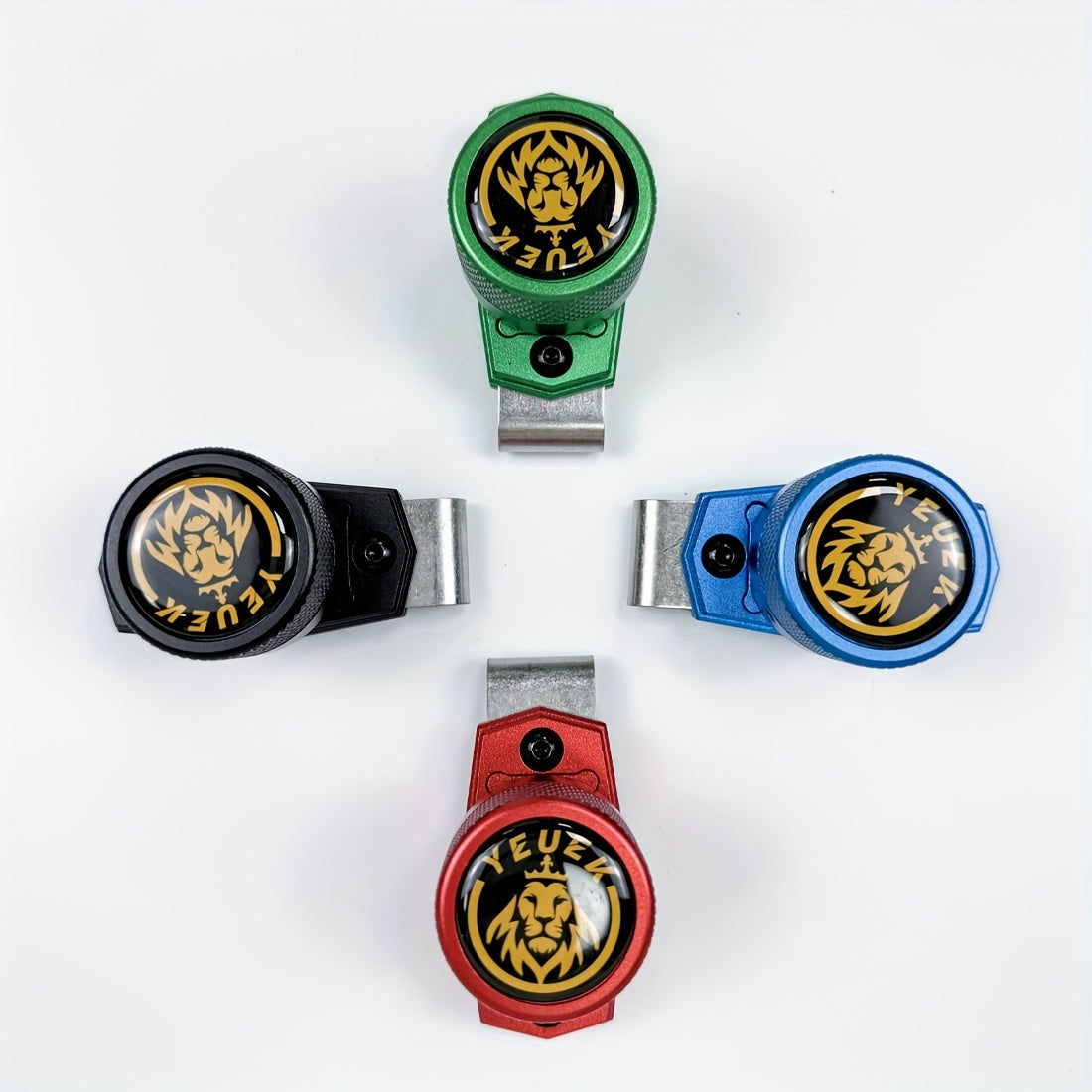 YEUEK Magnetic Billiard Chalk Holder Aluminum Alloy