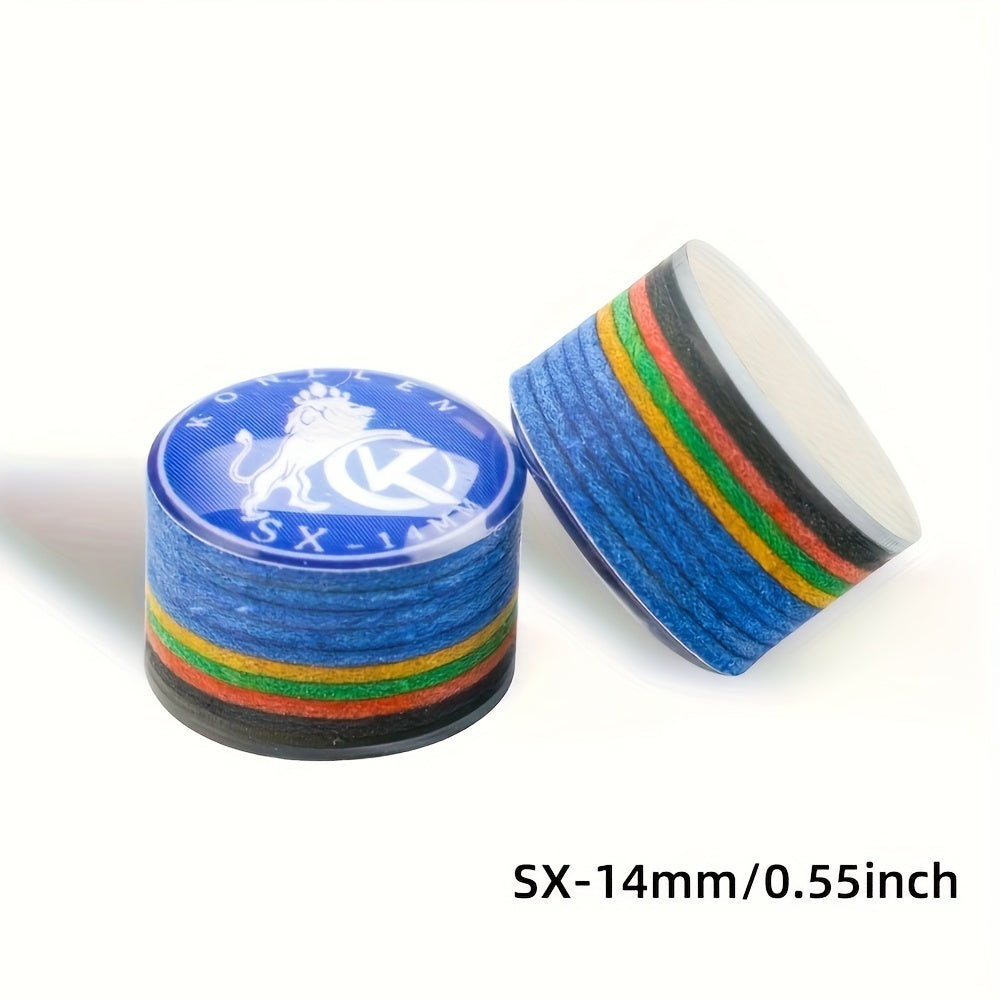 KONLLEN Pool Cue Tip 9 Layer Pigskin Billiards Tip