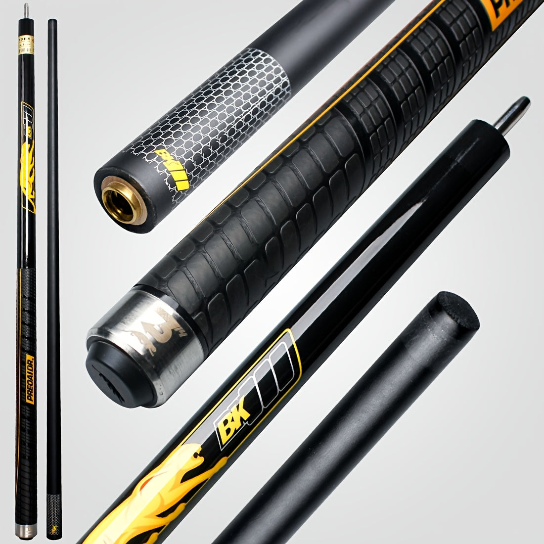PREOAIDR 3142 Maple Fiber Break Jump Cue 3-In-1 Pool Stick