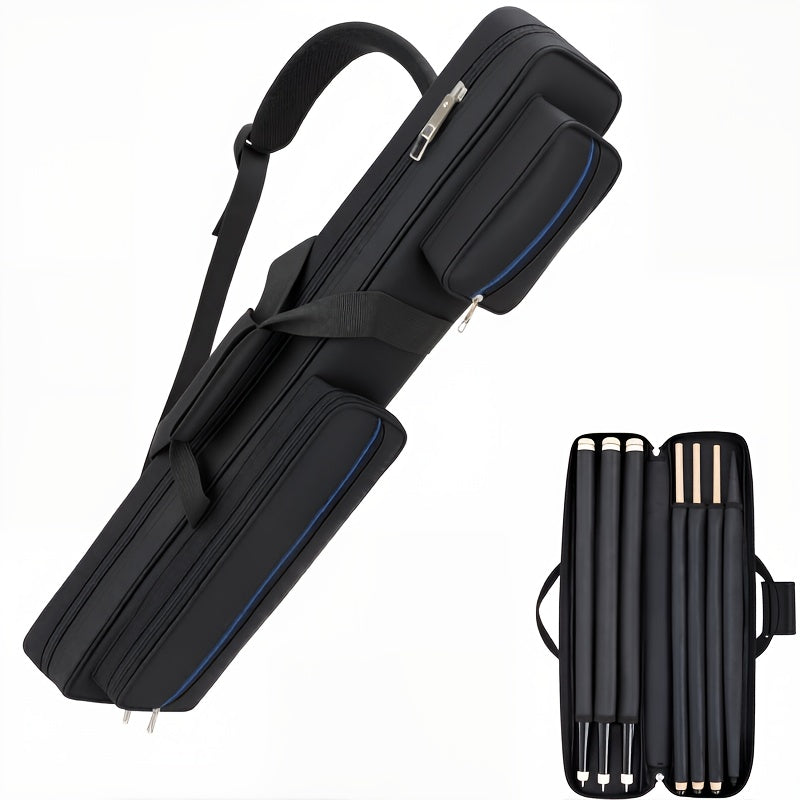 Oxford Soft Paddle Pool Cue Case And Ping Pong Cue Bag With Large Front Pockets