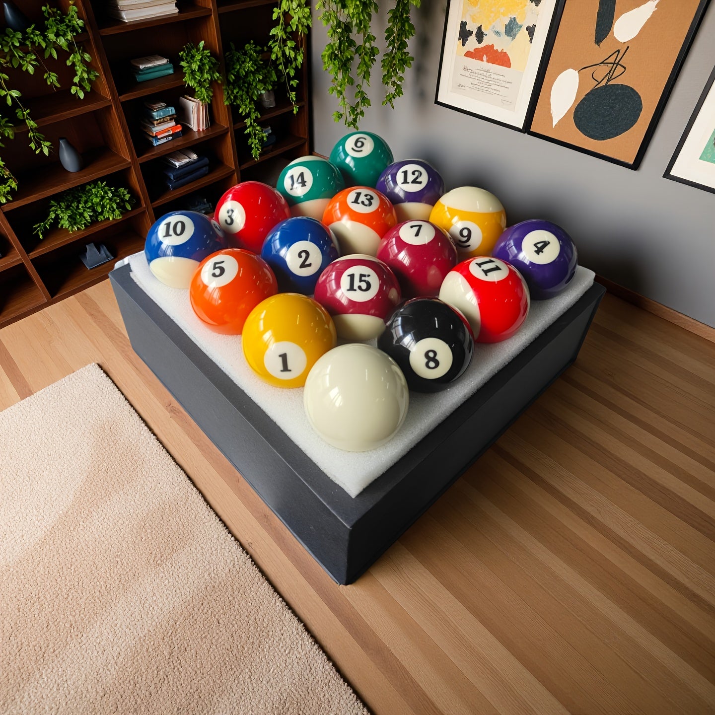 16 Piece Professional Billiard Balls Set Tournament Grade With 8 Ball