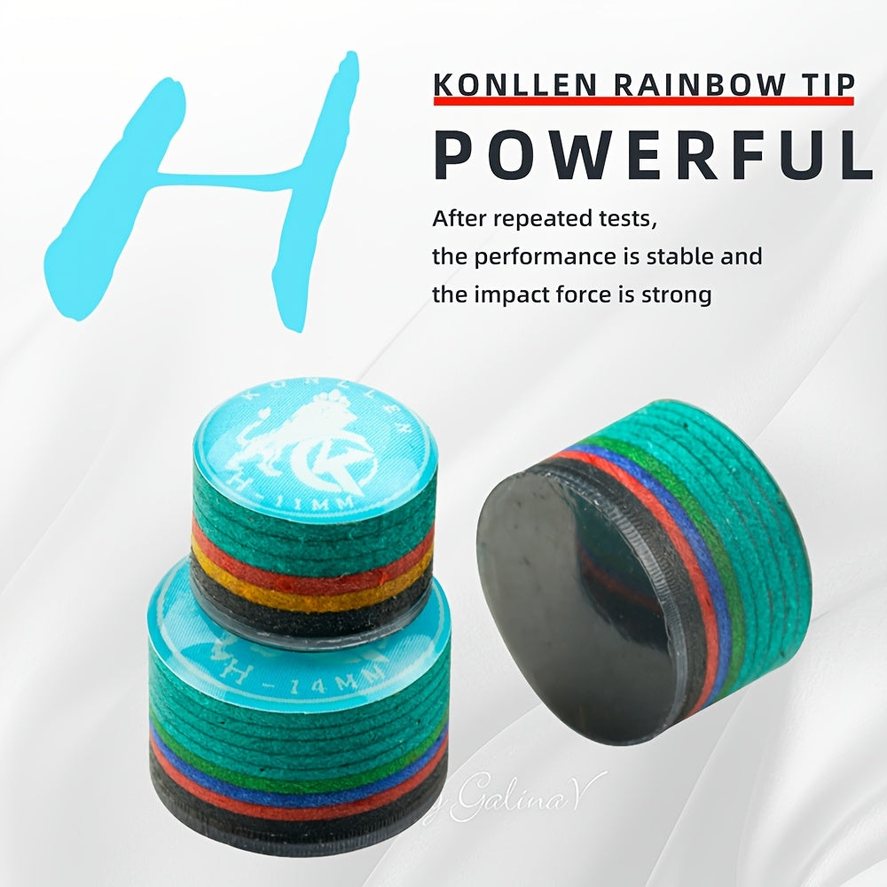 KONLLEN Billiards Cue Tip Professional For Nine Ball Play
