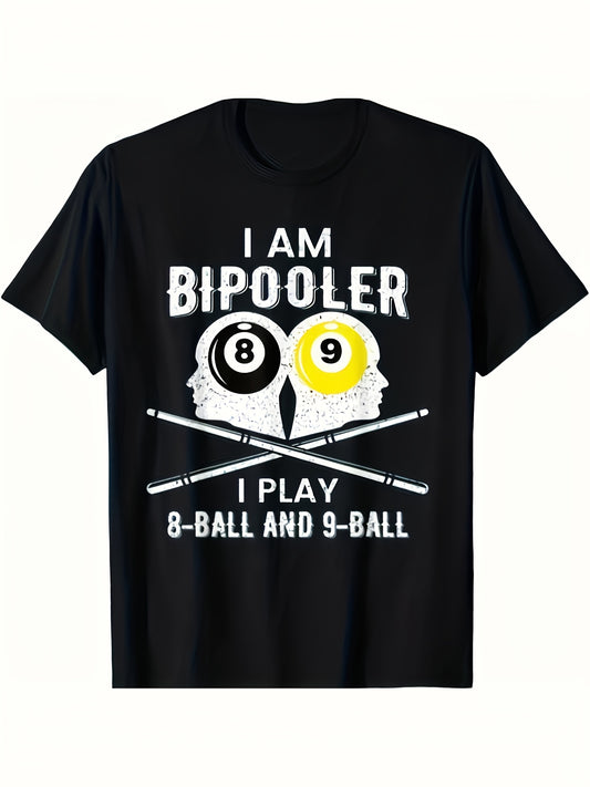 I Am Bippoiler Men's Billiards Graphic Tee For Pool Enthusiasts