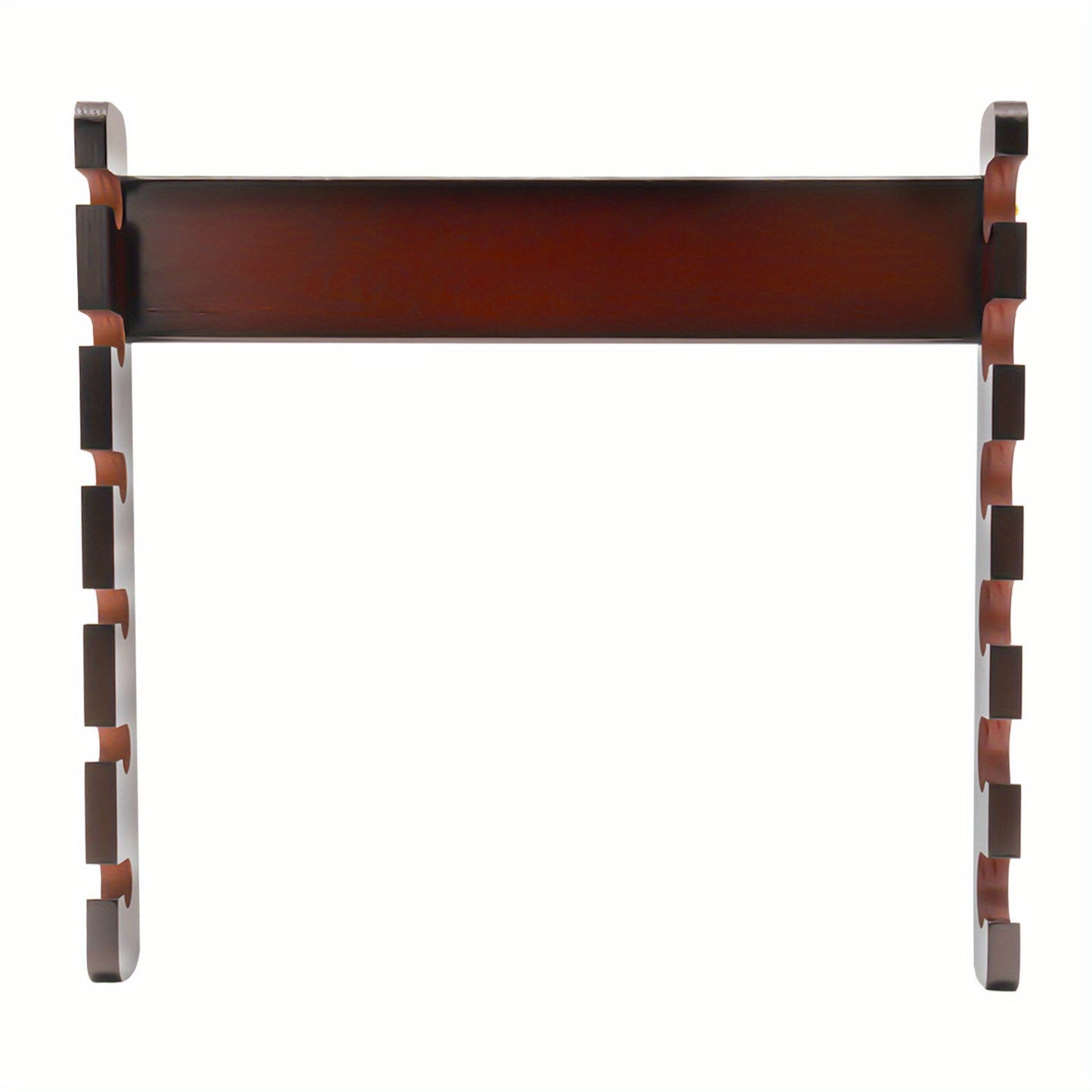 YIYIBYUS 6-Section Pine Wood Billiard Cue Holder Wall Mount