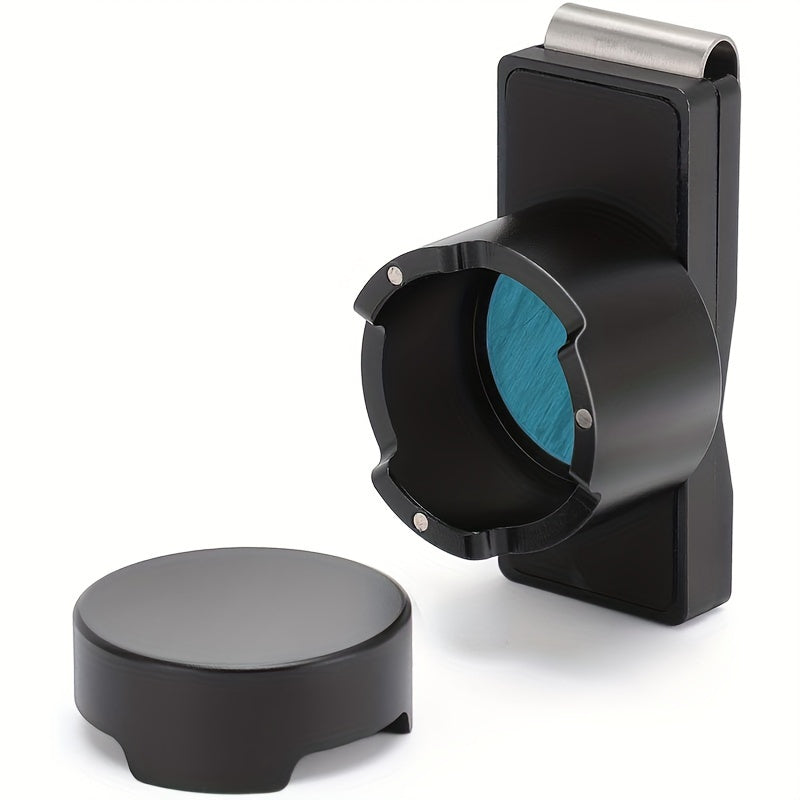 Magnetic Billiard Chalk Holder With Secure Clip Aluminum Alloy