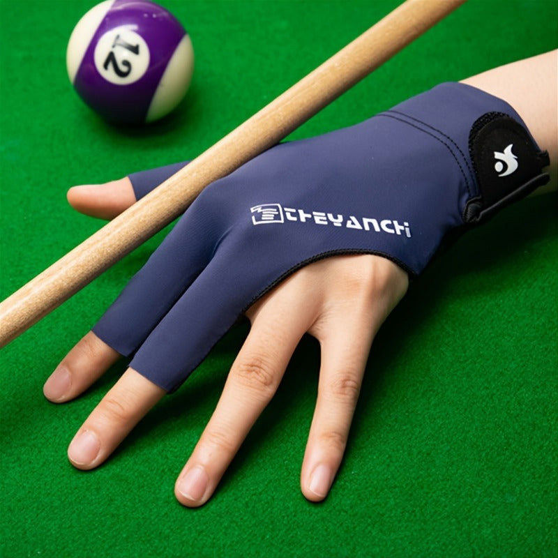 Three Finger Billiards Cue Gloves Three Pack Elastic Breathable Fabric