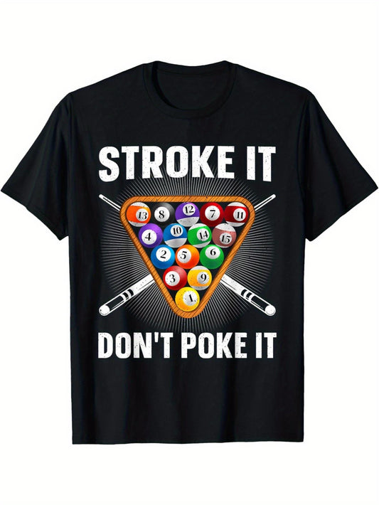 Funny Billiards Pool Slogan T Shirt It Dont Poke It