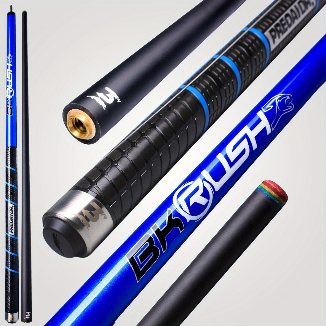RREOAIDR BKP Series Pool Cue With Low Deflection Technology