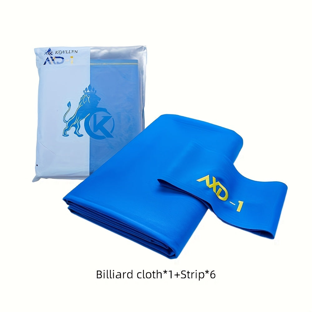 KONLLEN Pre Cut Pool Table Felt With 6 Cloth Strips For Nine Ball Pool Tables