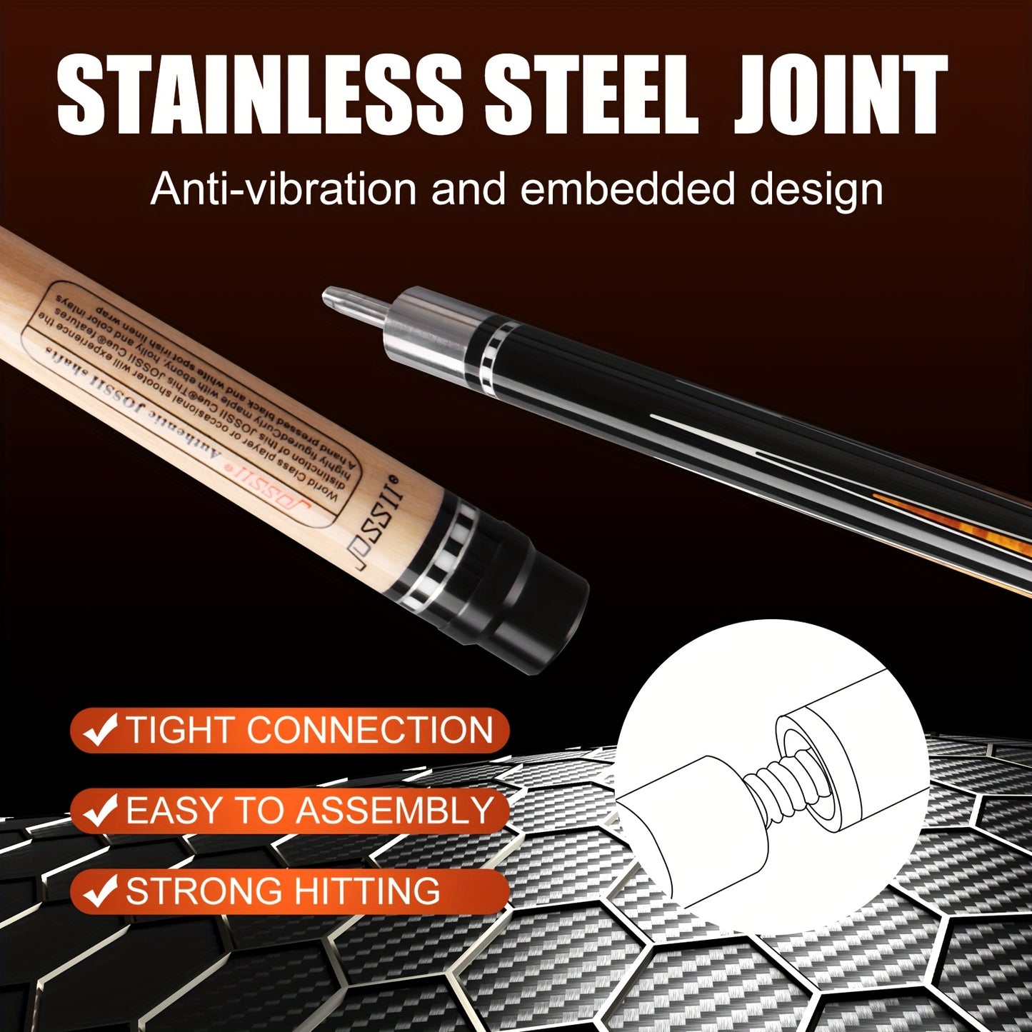 Banly Pool Cue Stick 19-20oz 12.5mm Tip for Adults