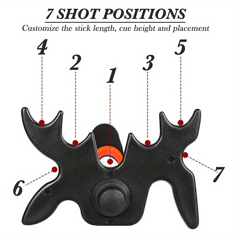 Retractable Billiard Cue Bridge Head Pool Accessory