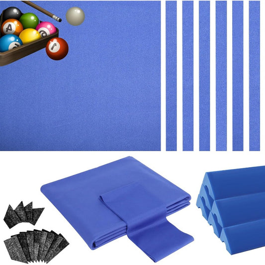 K66 Professional Pool Table Replacement Kit With Rail Cushions