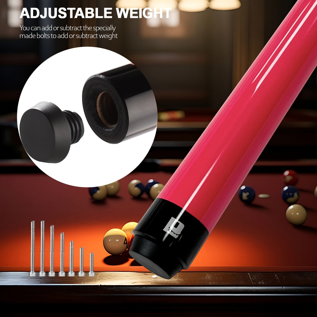 Little Monster Carbon Fiber Break Jump Cue 3pcs Low Deflection