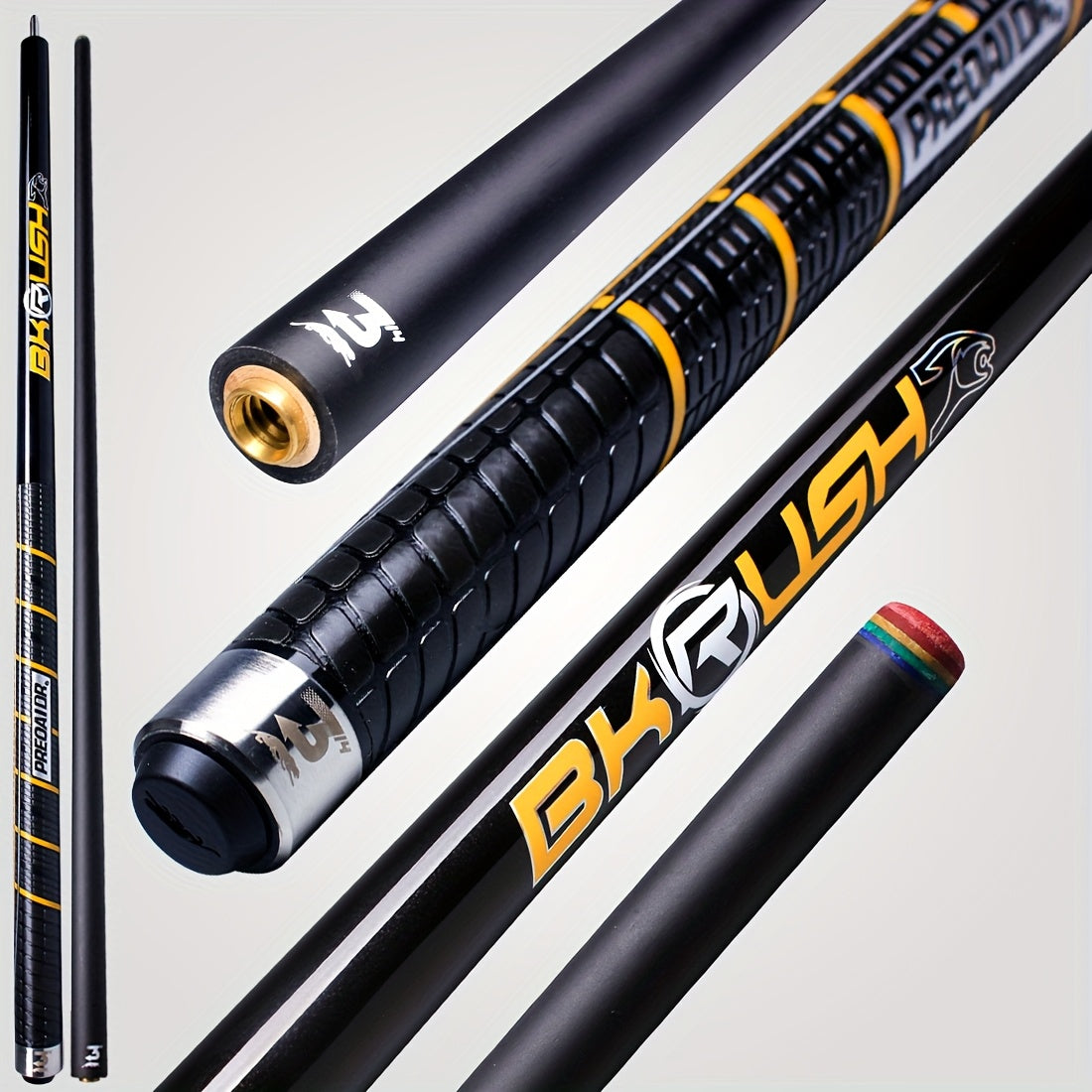 RREOAIDR BKP Series Pool Cue With Low Deflection Technology